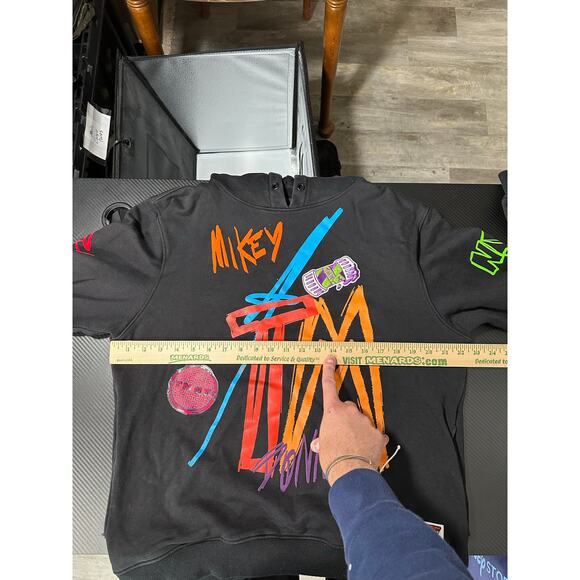 Freeze Max Teenage Mutant Ninja Turtles Hoodie Black Size Large Turtle Power - Picture 5 of 13